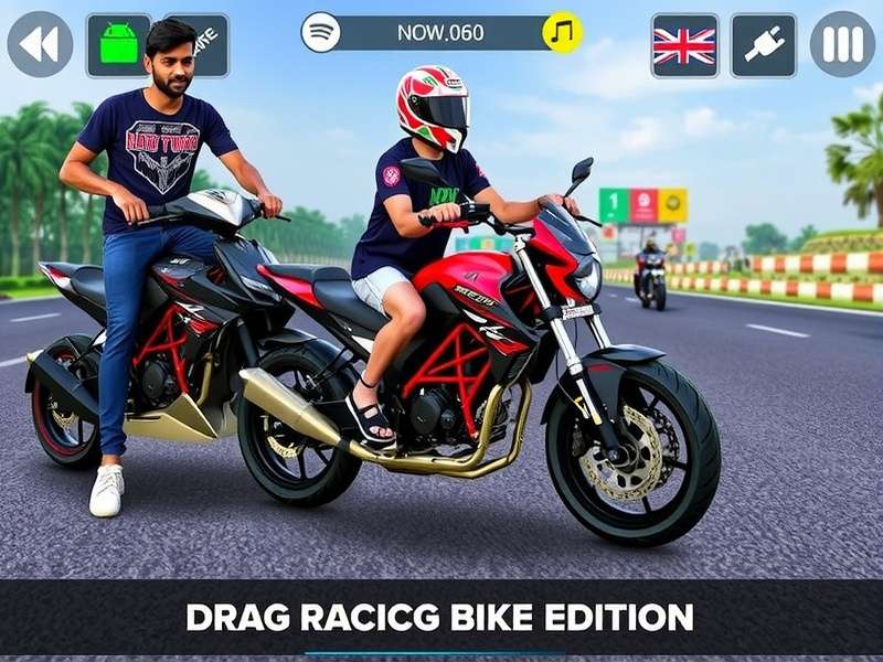 Drag Racing Bike Edition customization screen